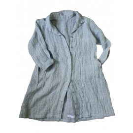 Robe-chemise en lin froissé - le Vestiaire de Jeanne - Photo ©GARANCE CASSIEN