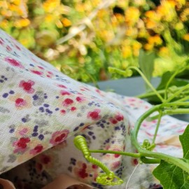 Washed linen tea towel - Summer Flowers - Linge Particulier - Photo ©GARANCE CASSIEN