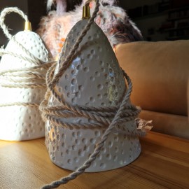 Portable lamp in porcelain -  Domnine medium glossy - Myriam AIT AMAR - Photo ©GARANCE CASSIEN